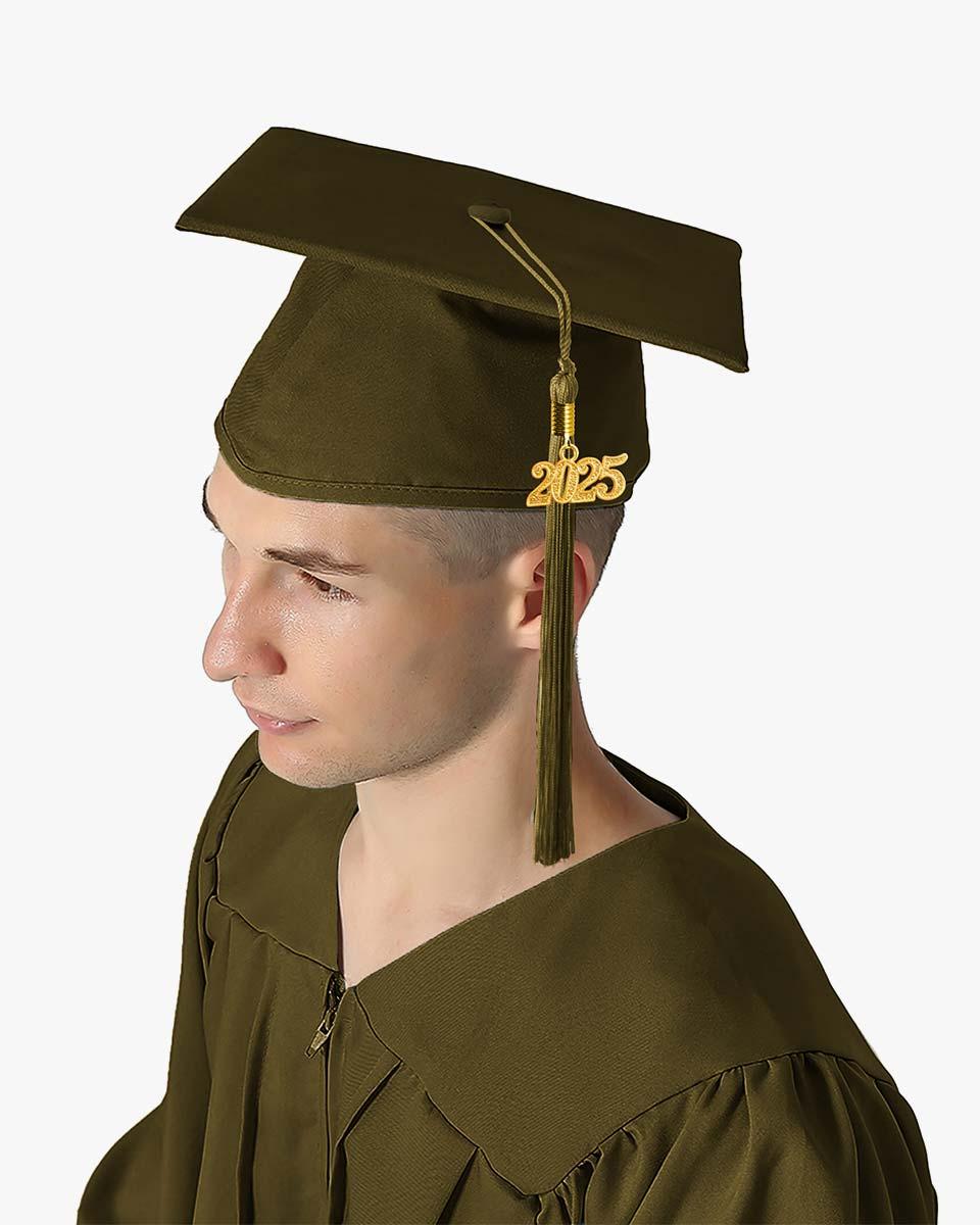 High School Premium Matte Graduation Cap, Gown & Tassel Package - 15 Colors Available - Graduation Seller