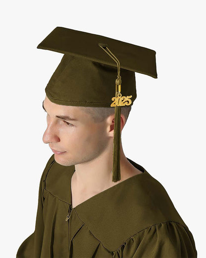 High School Premium Matte Graduation Cap, Gown & Tassel Package - 15 Colors Available - Graduation Seller