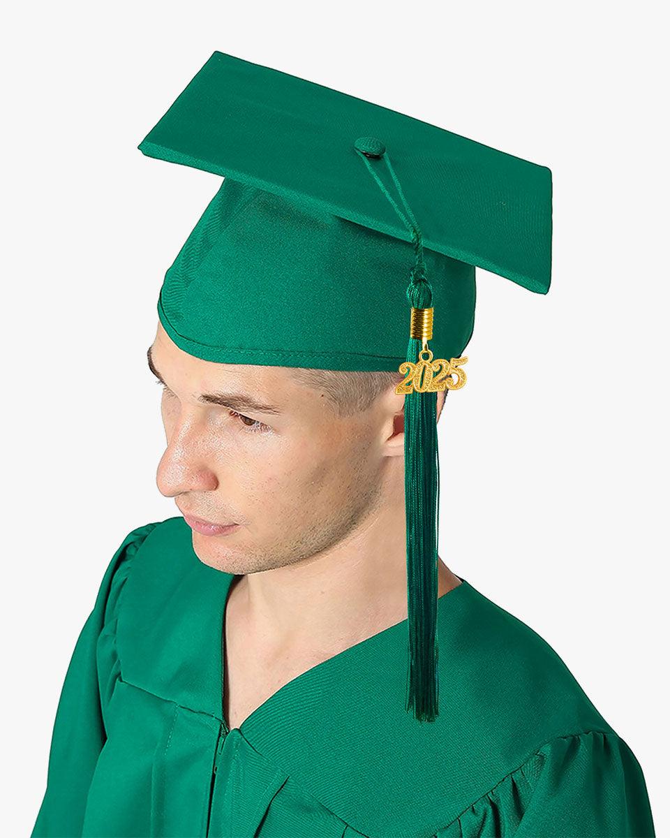 High School Premium Matte Graduation Cap, Gown, Stole & Imprinted Diploma Cover Package - Graduation Seller