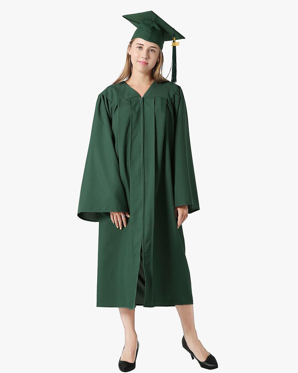 Premium Matte Graduation Cap, Gown & Tassel Package - 12 Colors Available - Graduation Seller