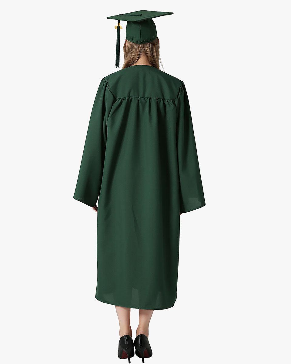 High School Premium Matte Graduation Cap, Gown & Tassel Package - 15 Colors Available - Graduation Seller