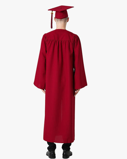 High School Premium Matte Graduation Cap, Gown & Tassel Package - 15 Colors Available - Graduation Seller