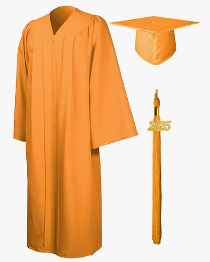 High School Premium Matte Graduation Cap, Gown & Tassel Package - 15 Colors Available - Graduation Seller
