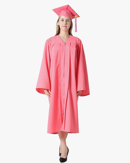 High School Premium Matte Graduation Cap, Gown, Stole & Imprinted Diploma Cover Package - Graduation Seller