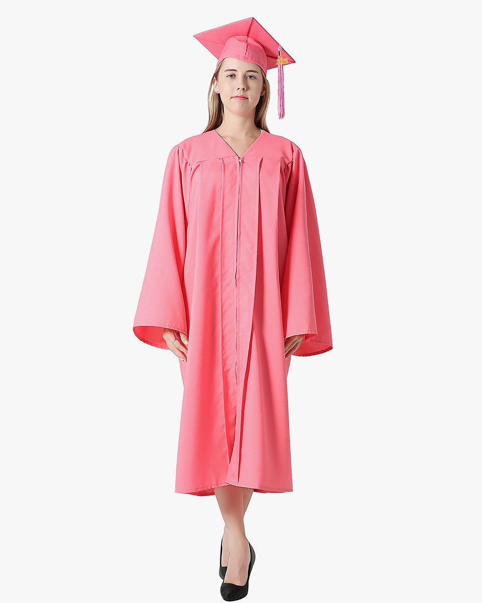 High School Premium Matte Graduation Cap, Gown & Tassel Package - 15 Colors Available - Graduation Seller