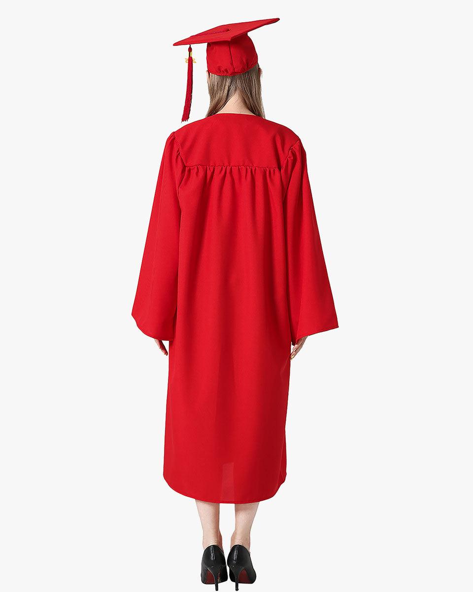 High School Premium Matte Graduation Cap, Gown & Tassel Package - 15 Colors Available - Graduation Seller