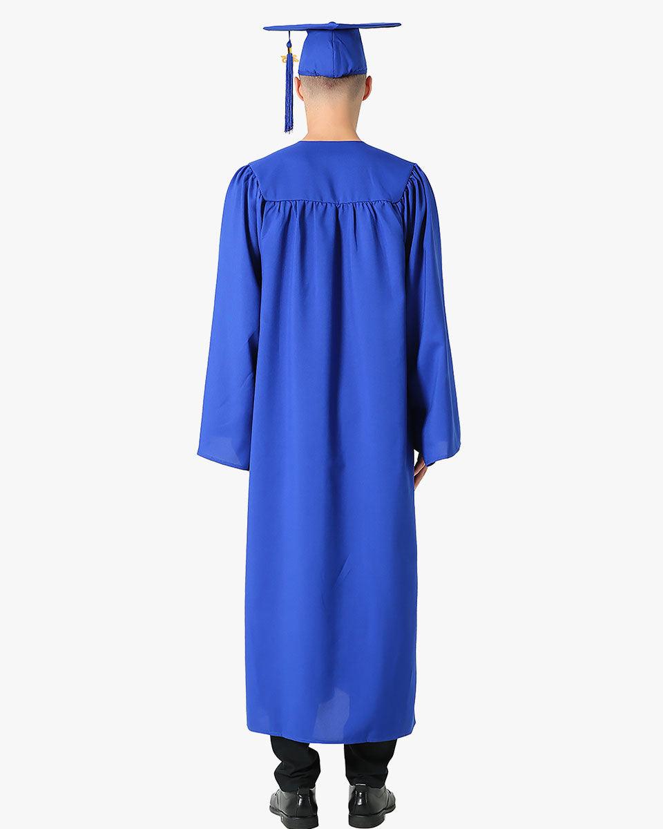 High School Premium Matte Graduation Cap, Gown & Tassel Package - 15 Colors Available - Graduation Seller