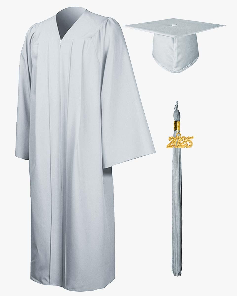 High School Premium Matte Graduation Cap, Gown & Tassel Package - 15 Colors Available - Graduation Seller