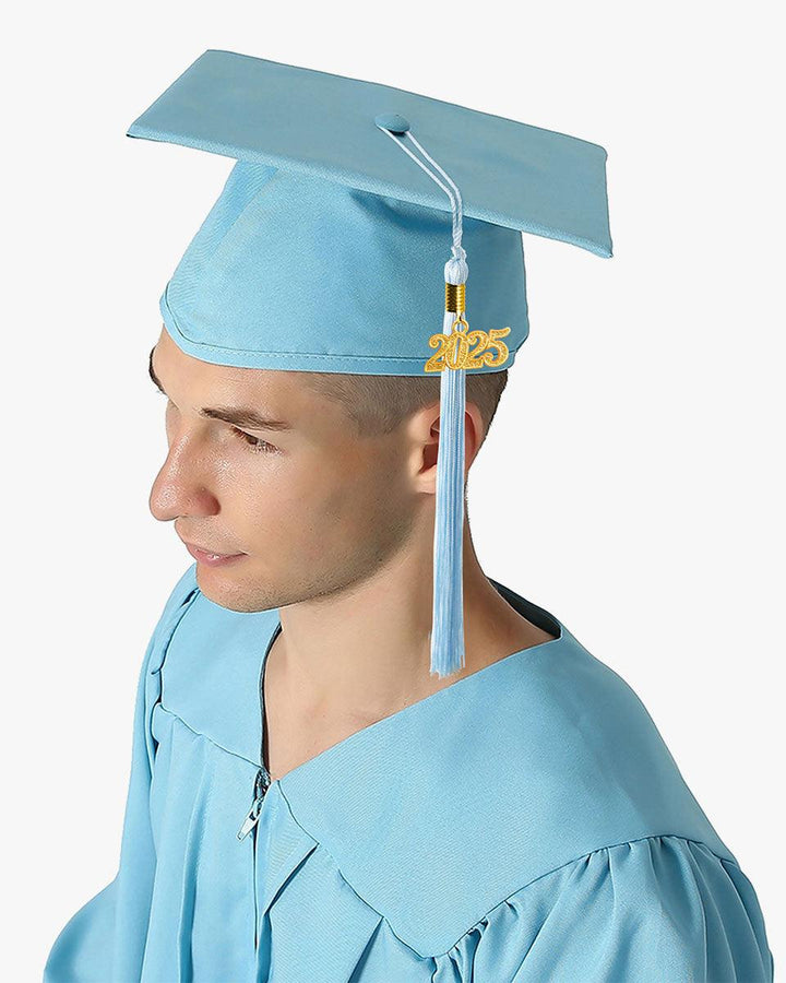 High School Premium Matte Graduation Cap, Gown, Stole & Imprinted Diploma Cover Package - Graduation Seller