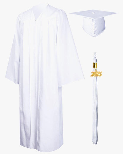 High School Premium Matte Graduation Cap, Gown, Stole & Imprinted Diploma Cover Package - Graduation Seller