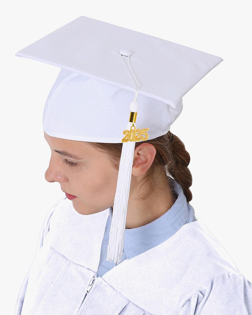 High School Premium Matte Graduation Cap, Gown, Stole & Imprinted Diploma Cover Package - Graduation Seller