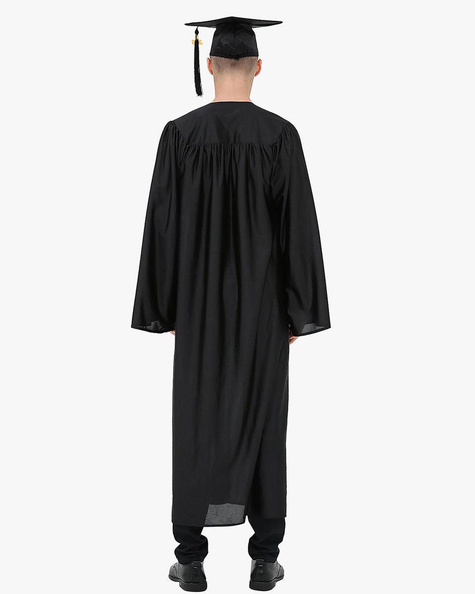 High School Economy Shiny Graduation Cap,Gown & Tassel Package - 13 Colors Available - Graduation Seller