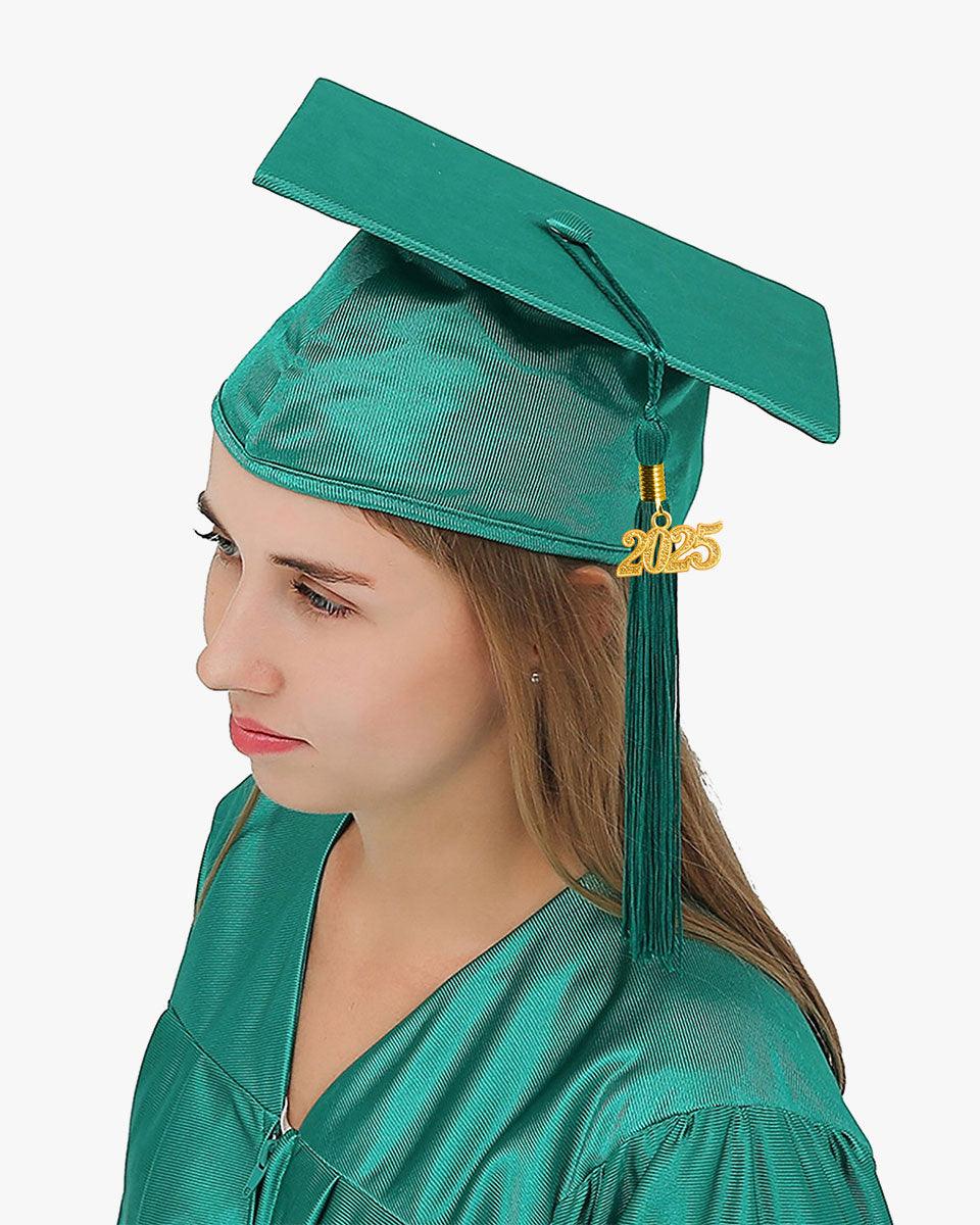 High School Economy Shiny Graduation Cap,Gown & Tassel Package - 13 Colors Available - Graduation Seller