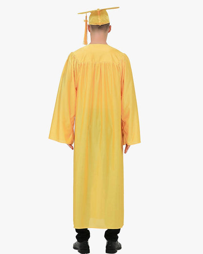 High School Economy Shiny Graduation Cap,Gown & Tassel Package - 13 Colors Available - Graduation Seller