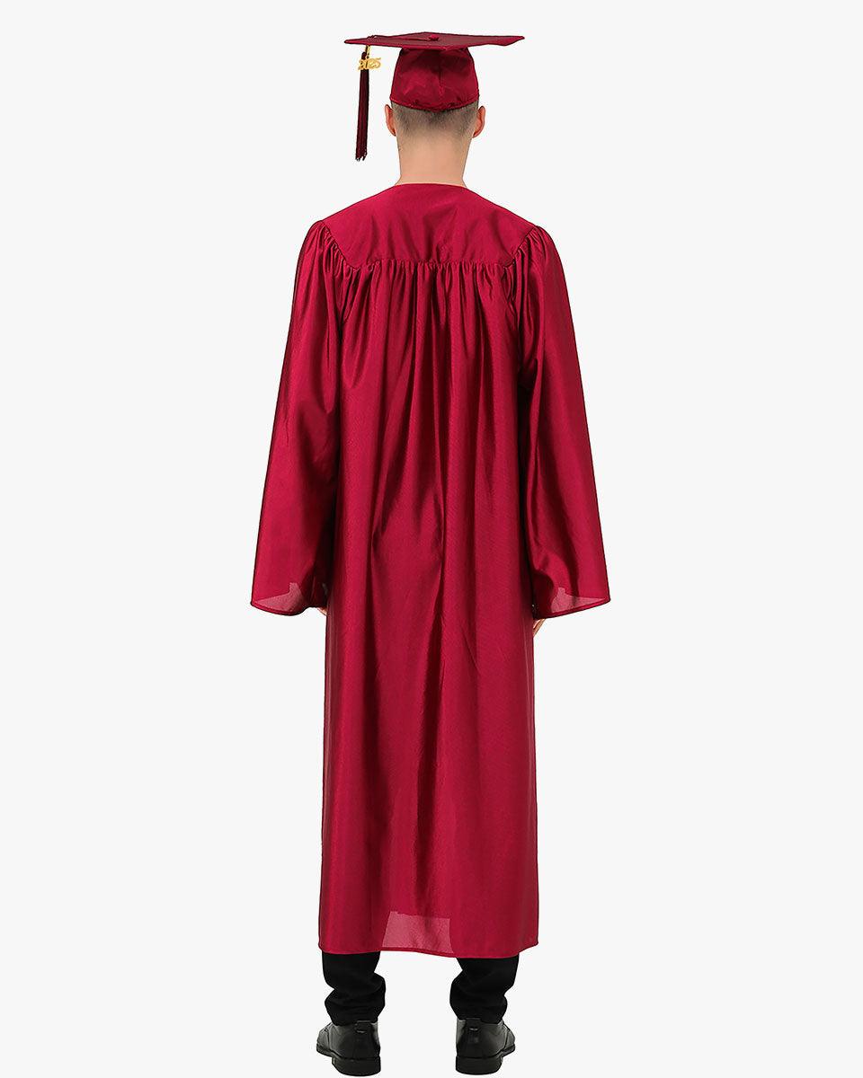 High School Economy Shiny Graduation Cap,Gown & Tassel Package - 13 Colors Available - Graduation Seller