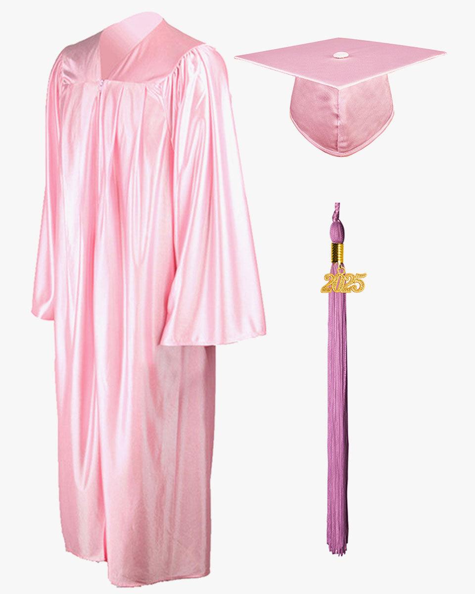 High School Economy Shiny Graduation Cap,Gown & Tassel Package - 13 Colors Available - Graduation Seller