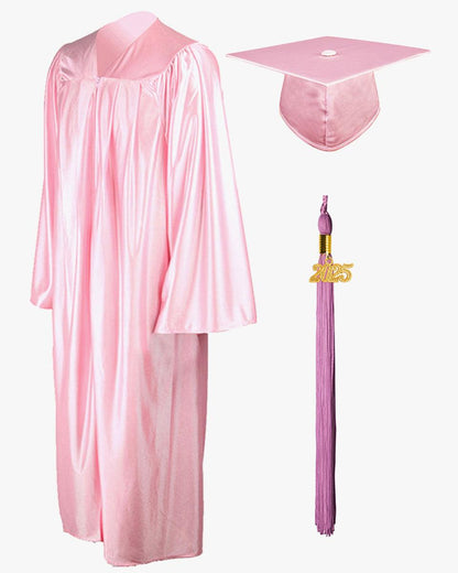 High School Economy Shiny Graduation Cap,Gown & Tassel Package - 13 Colors Available - Graduation Seller