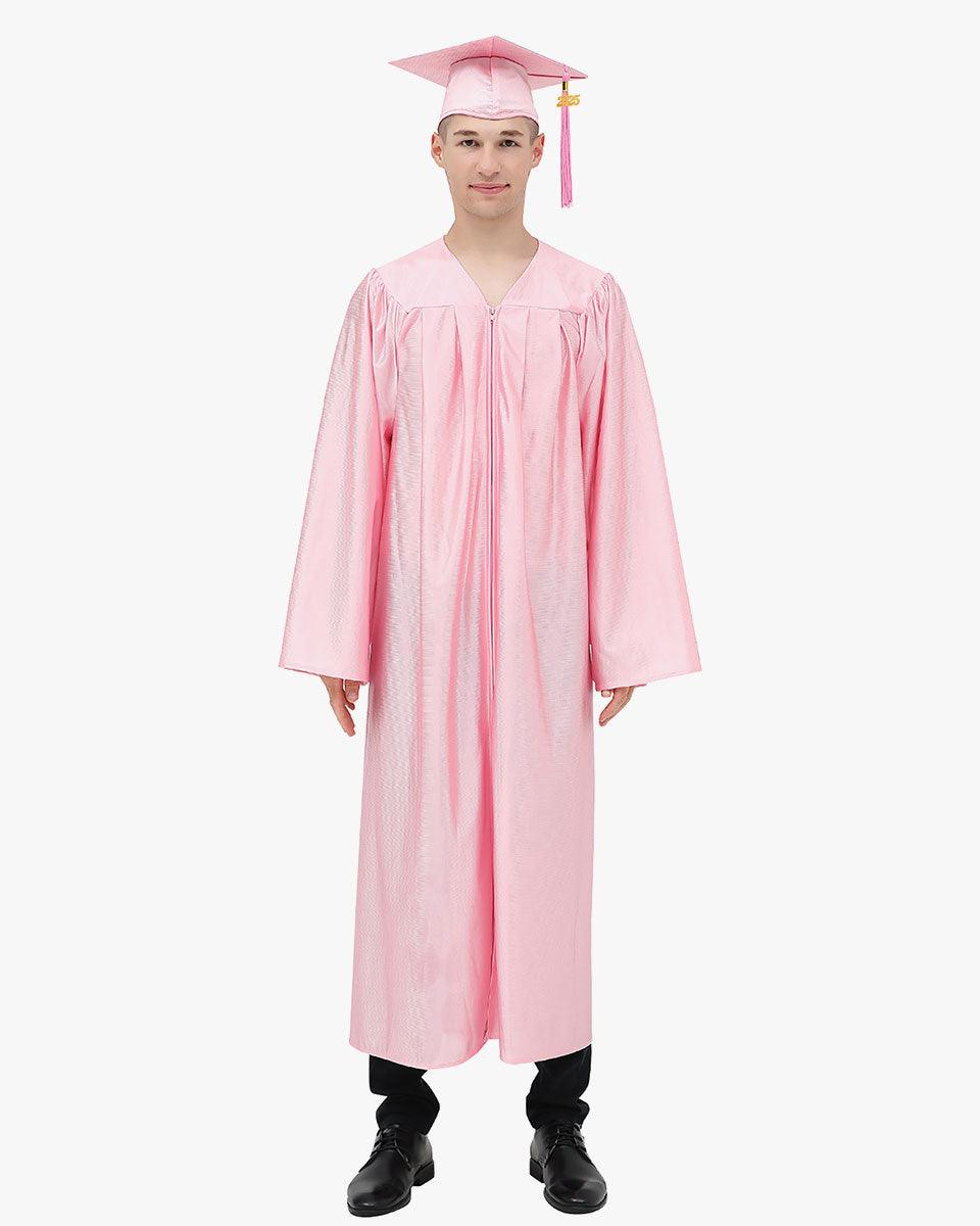 High School Economy Shiny Graduation Cap,Gown & Tassel Package - 13 Colors Available - Graduation Seller