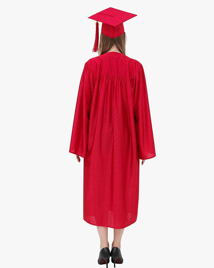 High School Economy Shiny Graduation Cap,Gown & Tassel Package - 13 Colors Available - Graduation Seller