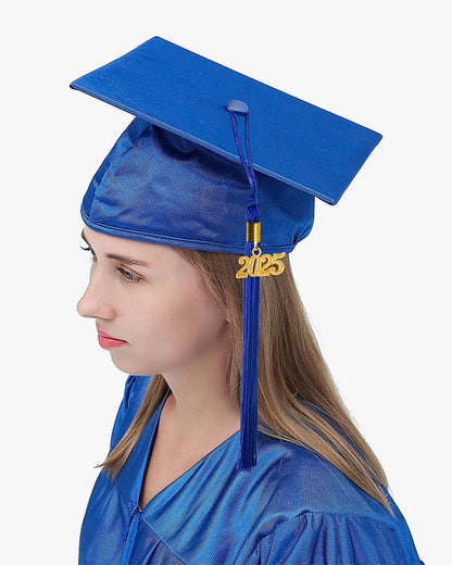 High School Economy Shiny Graduation Cap,Gown & Tassel Package - 13 Colors Available - Graduation Seller