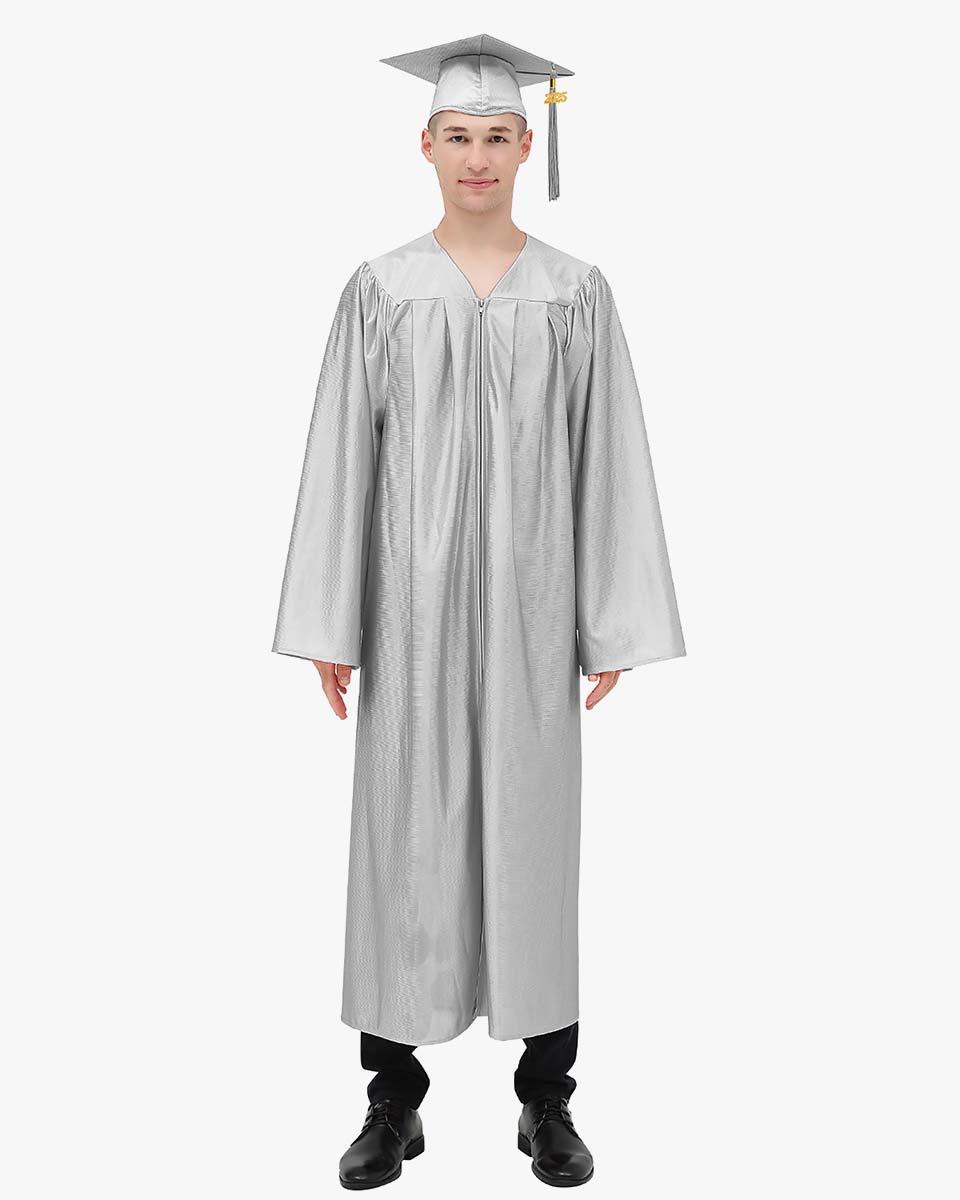 High School Economy Shiny Graduation Cap,Gown & Tassel Package - 13 Colors Available - Graduation Seller