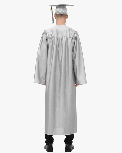 High School Economy Shiny Graduation Cap,Gown & Tassel Package - 13 Colors Available - Graduation Seller