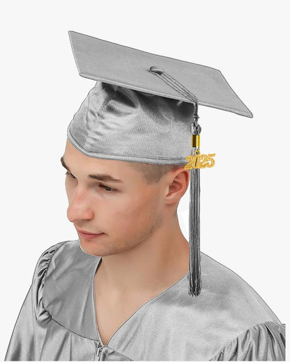 High School Economy Shiny Graduation Cap,Gown & Tassel Package - 13 Colors Available - Graduation Seller