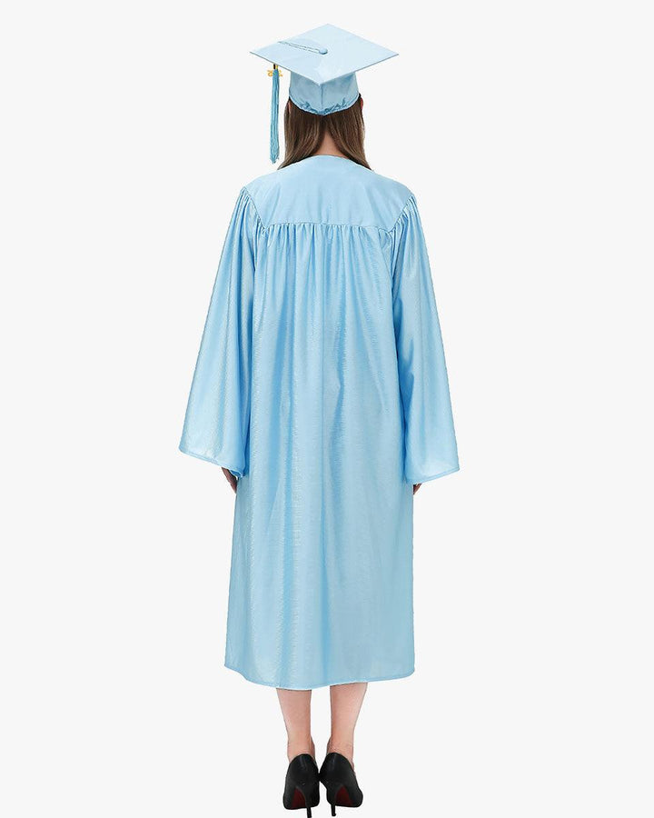 High School Economy Shiny Graduation Cap,Gown & Tassel Package - 13 Colors Available - Graduation Seller