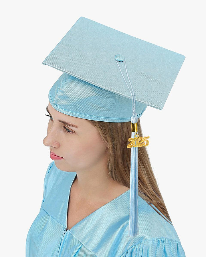 High School Economy Shiny Graduation Cap,Gown & Tassel Package - 13 Colors Available - Graduation Seller