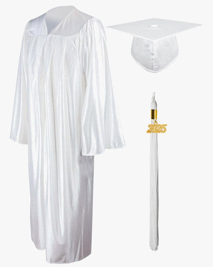 High School Economy Shiny Graduation Cap,Gown & Tassel Package - 13 Colors Available - Graduation Seller