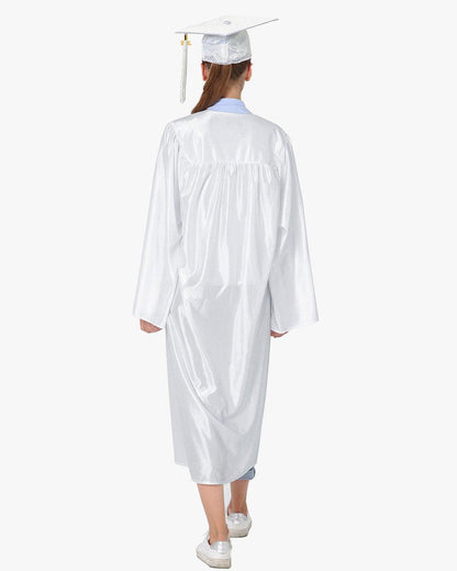 High School Economy Shiny Graduation Cap,Gown & Tassel Package - 13 Colors Available - Graduation Seller