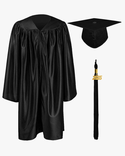 Shiny Kindergarten Graduation Cap, Gown, Stole, Diploma & Key Chain Package - Graduation Seller