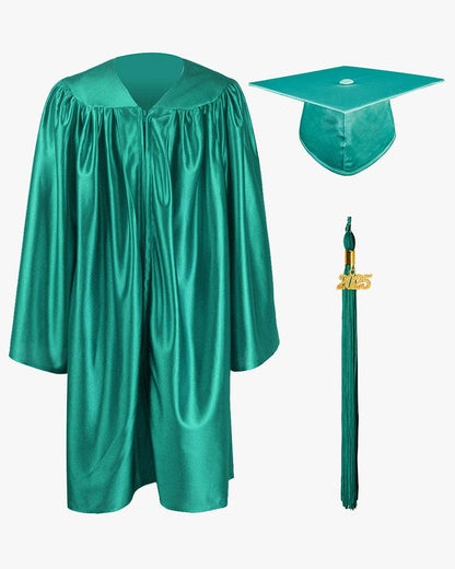 Shiny Kindergarten Graduation Cap, Gown, Stole, Diploma & Medal Package - Graduation Seller