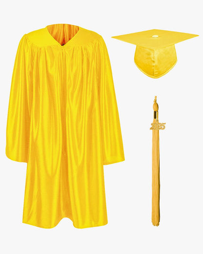 Shiny Kindergarten Graduation Cap, Gown, Stole, Diploma & Medal Package - Graduation Seller