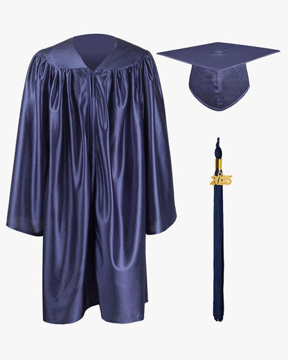 Shiny Kindergarten Graduation Cap, Gown, Stole, Diploma & Key Chain Package - Graduation Seller