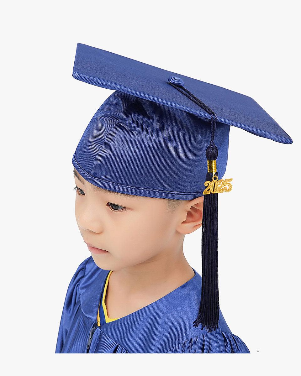 Shiny Kindergarten Cap, Gown & Tassel Package - 13 Colors Available - Graduation Seller