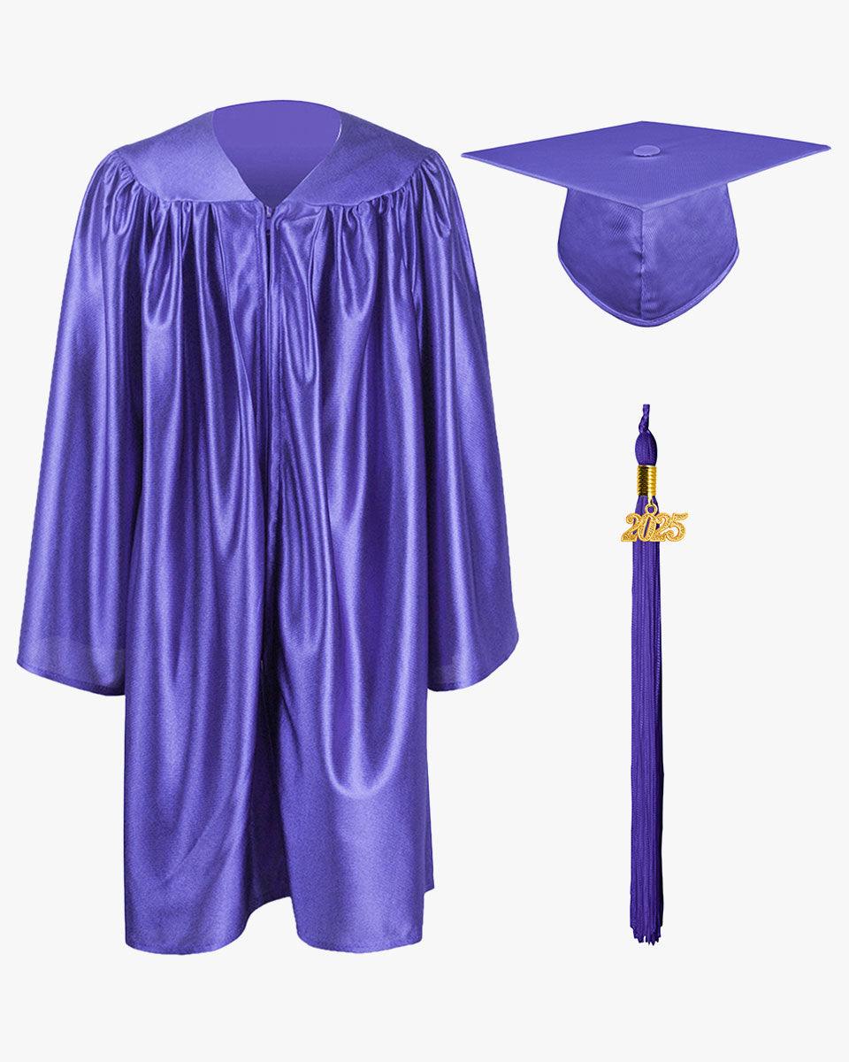 Shiny Kindergarten Graduation Cap, Gown, Stole, Diploma & Medal Package - Graduation Seller