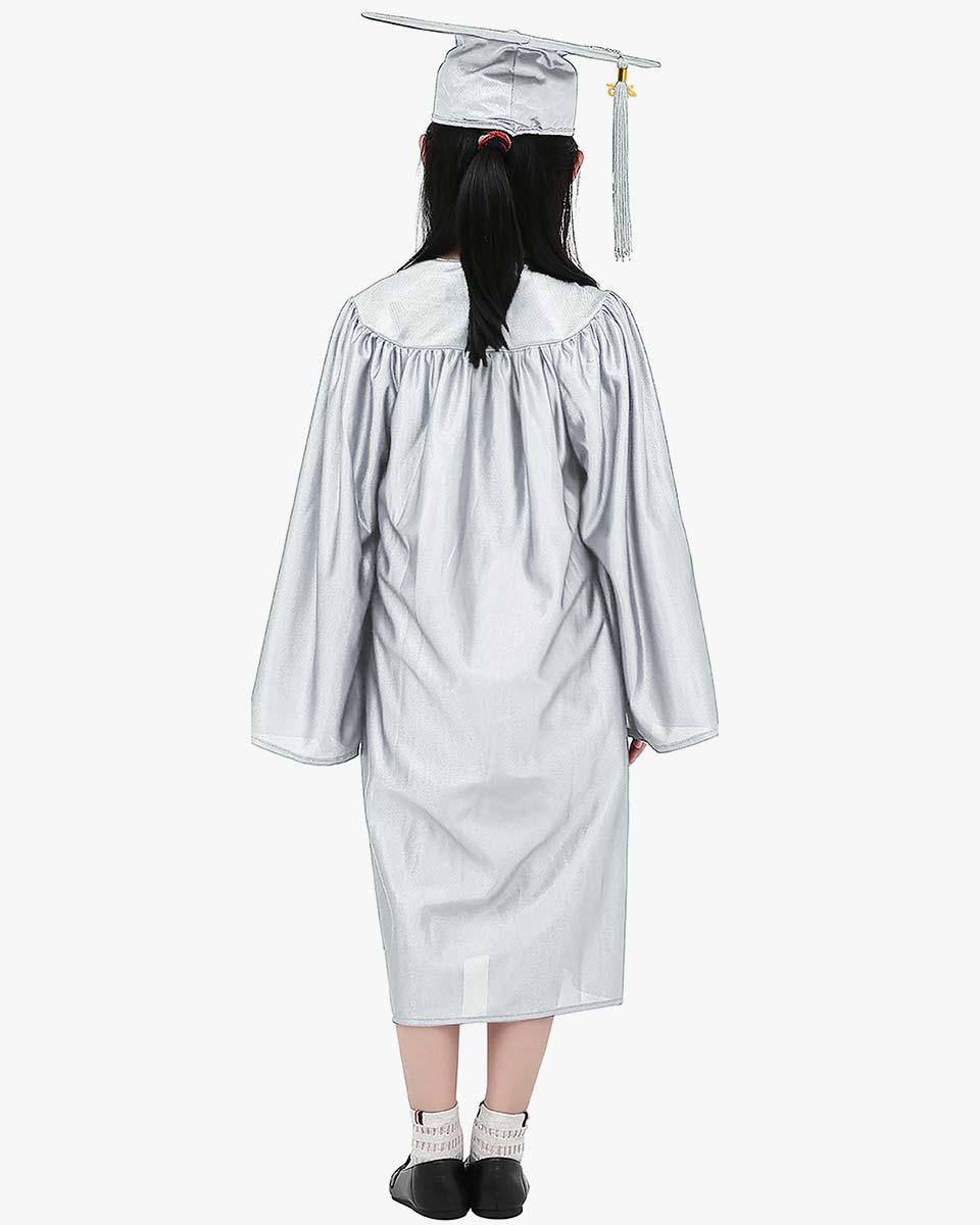 Shiny Kindergarten Cap, Gown & Tassel Package - 13 Colors Available - Graduation Seller