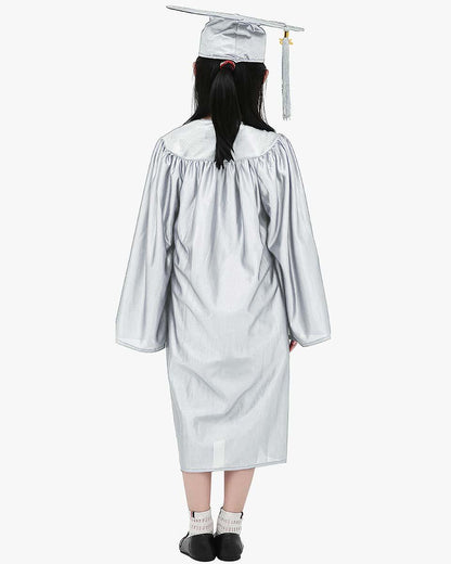 Shiny Kindergarten Cap, Gown & Tassel Package - 13 Colors Available - Graduation Seller