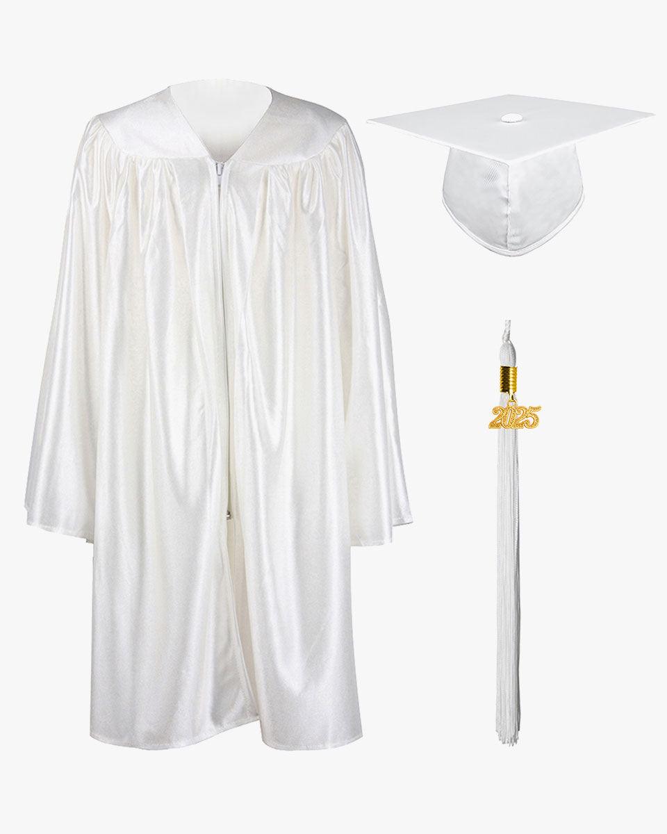 Shiny Kindergarten Cap, Gown & Tassel Package - 13 Colors Available - Graduation Seller