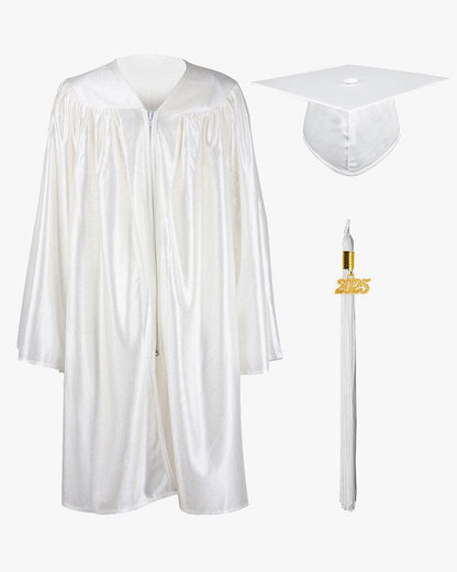 Shiny Kindergarten Cap, Gown & Tassel Package - 13 Colors Available - Graduation Seller