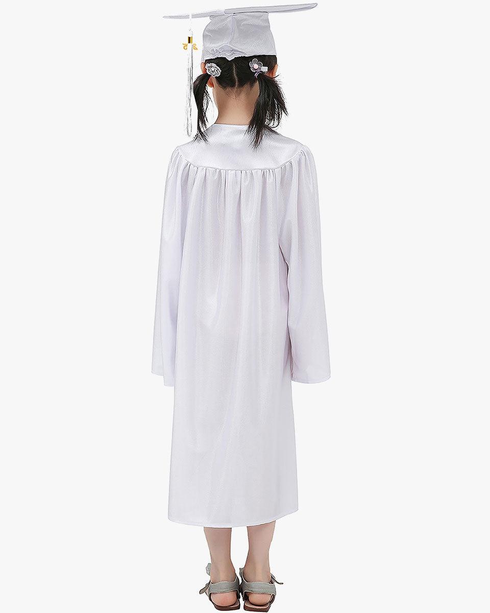 Shiny Kindergarten Cap, Gown & Tassel Package - 13 Colors Available - Graduation Seller