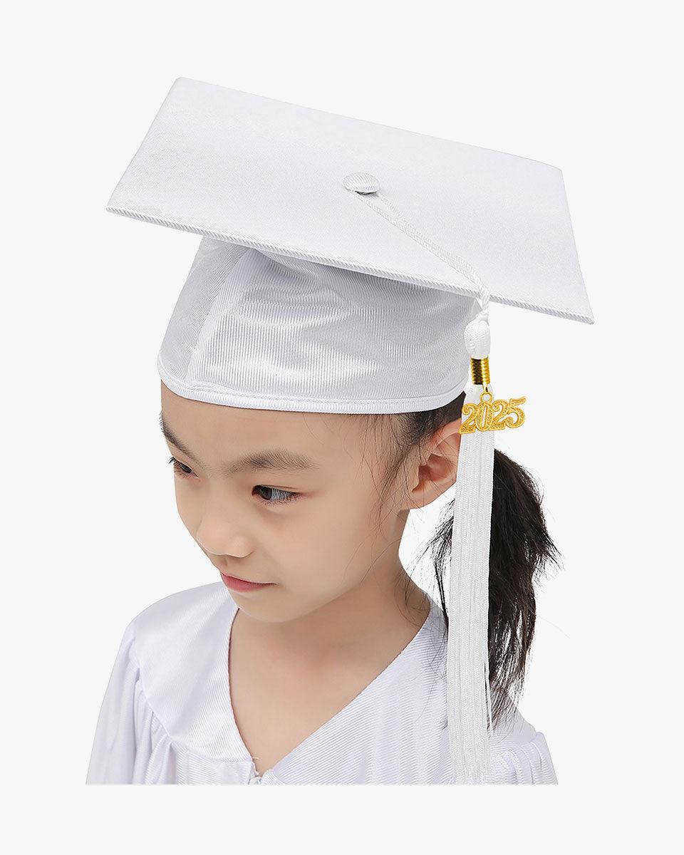Shiny Kindergarten Cap, Gown & Tassel Package - 13 Colors Available - Graduation Seller