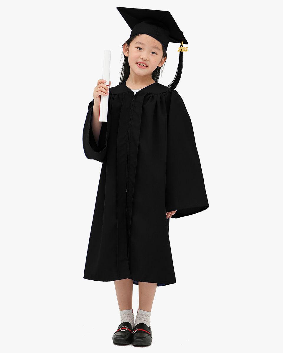 Matte Kindergarten Graduation Cap, Gown, Stole & Diploma Package - Graduation Seller