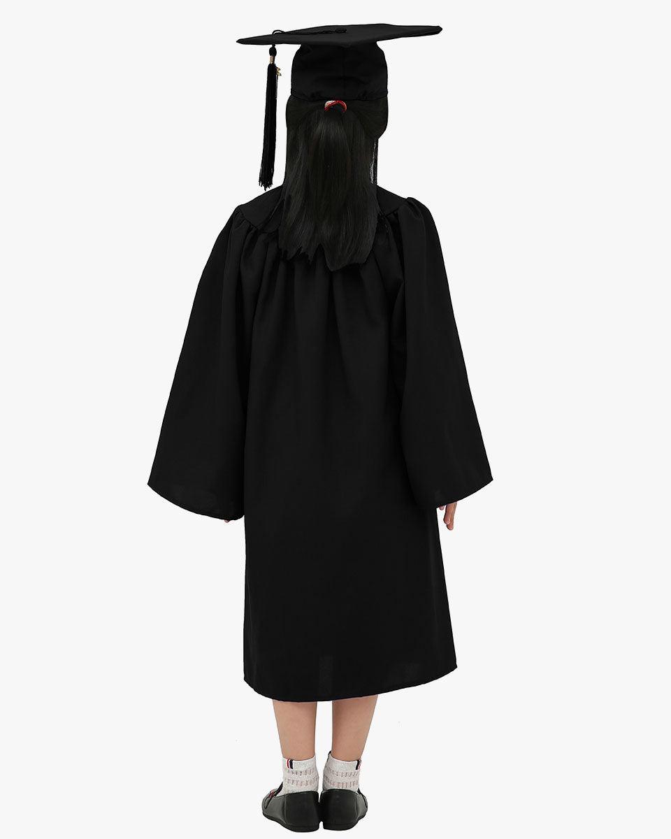Matte Kindergarten Cap, Gown & Tassel Package – 12 Colors Available - Graduation Seller