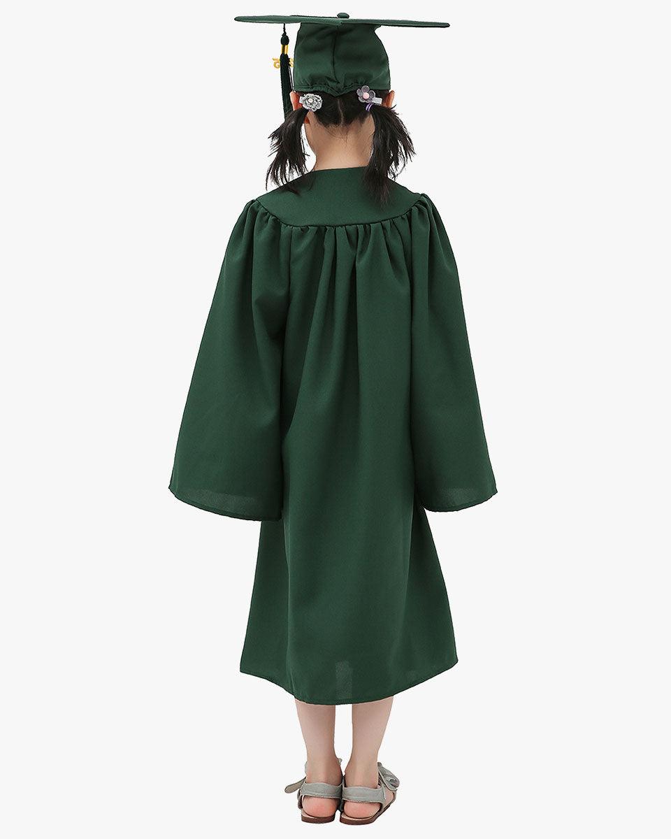 Matte Kindergarten Cap, Gown & Tassel Package – 12 Colors Available - Graduation Seller