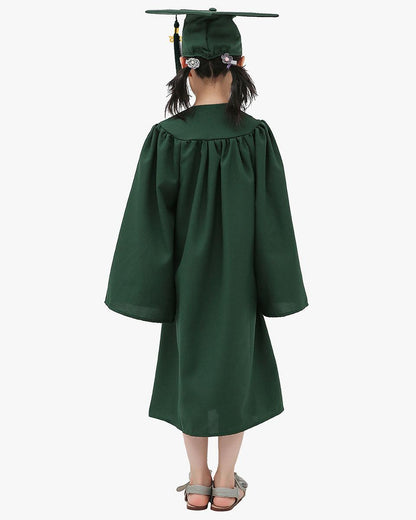 Matte Kindergarten Cap, Gown & Tassel Package – 12 Colors Available - Graduation Seller