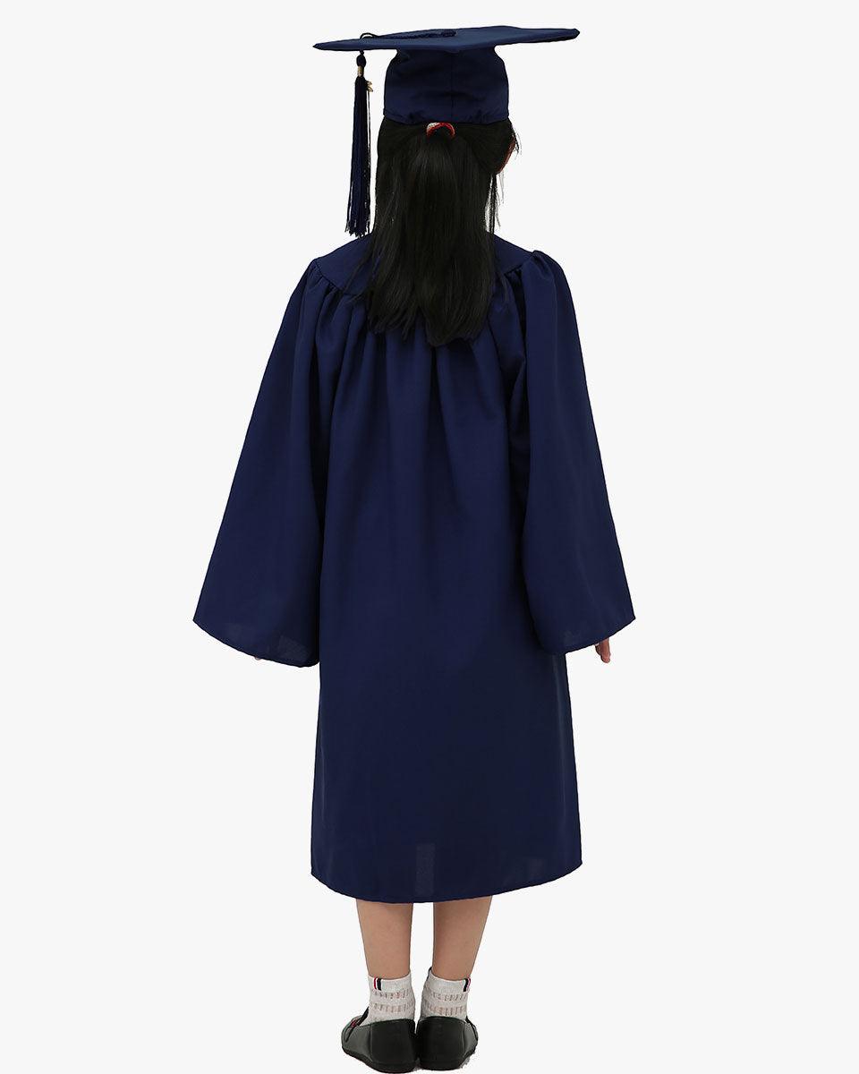 Matte Kindergarten Cap, Gown & Tassel Package – 12 Colors Available - Graduation Seller