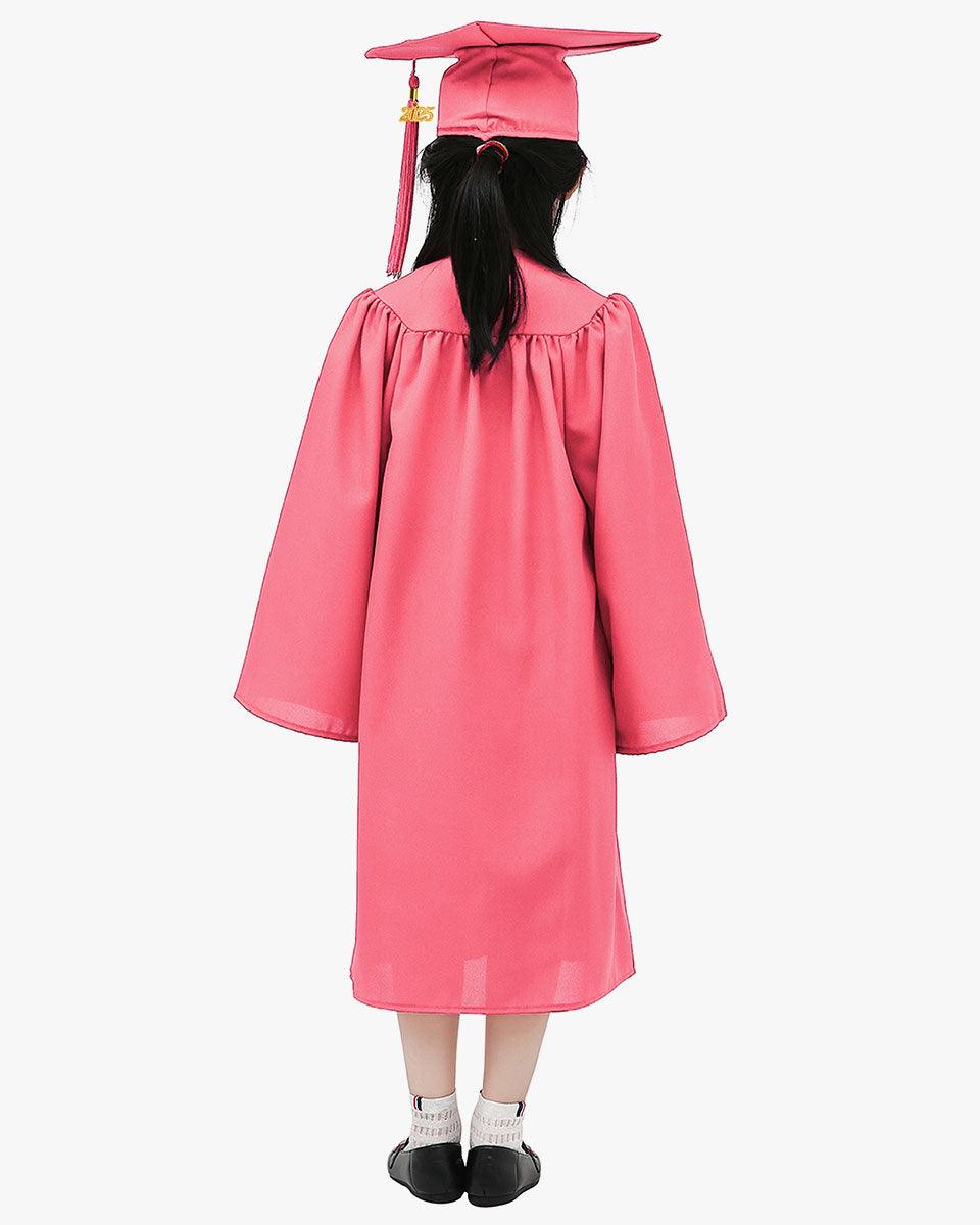 Matte Kindergarten Cap, Gown & Tassel Package – 12 Colors Available - Graduation Seller