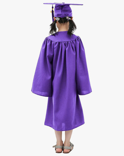Matte Kindergarten Cap, Gown & Tassel Package – 12 Colors Available - Graduation Seller